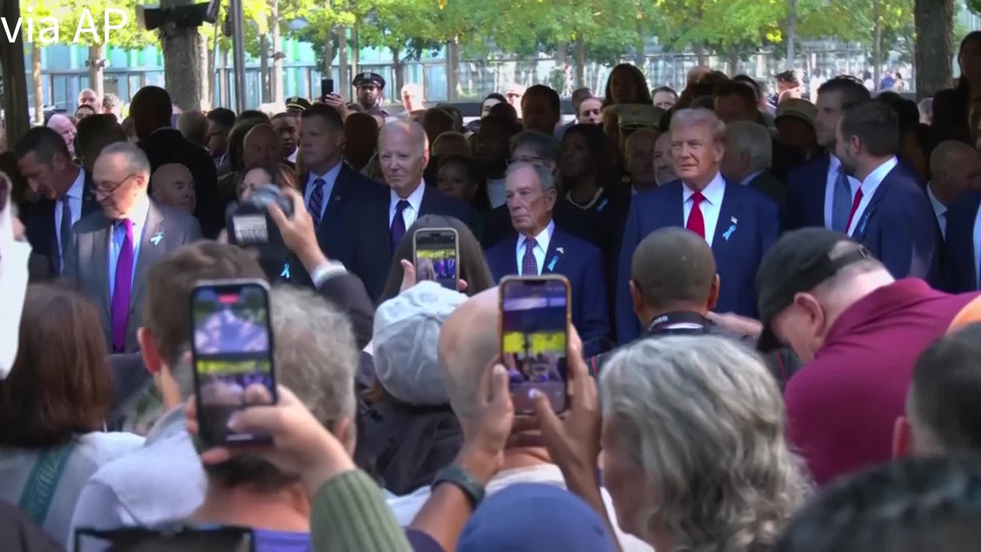 Biden, Harris, Trump and Vance attend 9/11 ceremony in New York | AP – WFLA