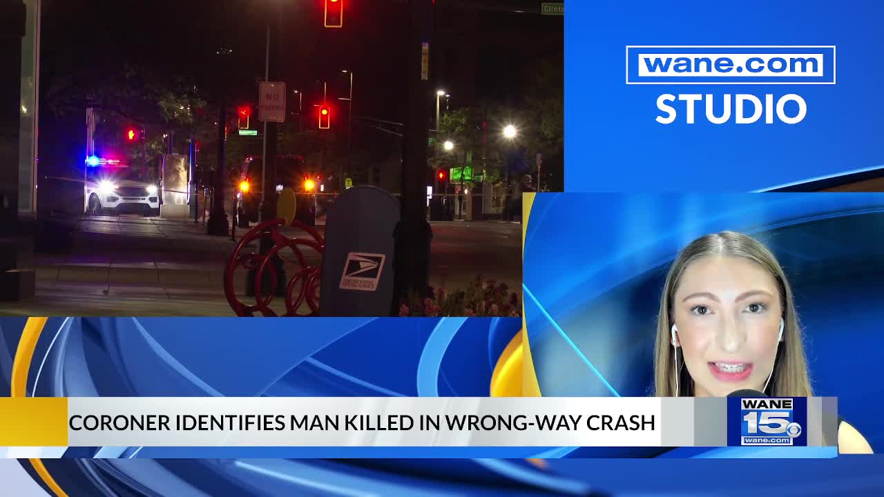 Coroner identifies man killed in wrongway crash in downtown Fort Wayne