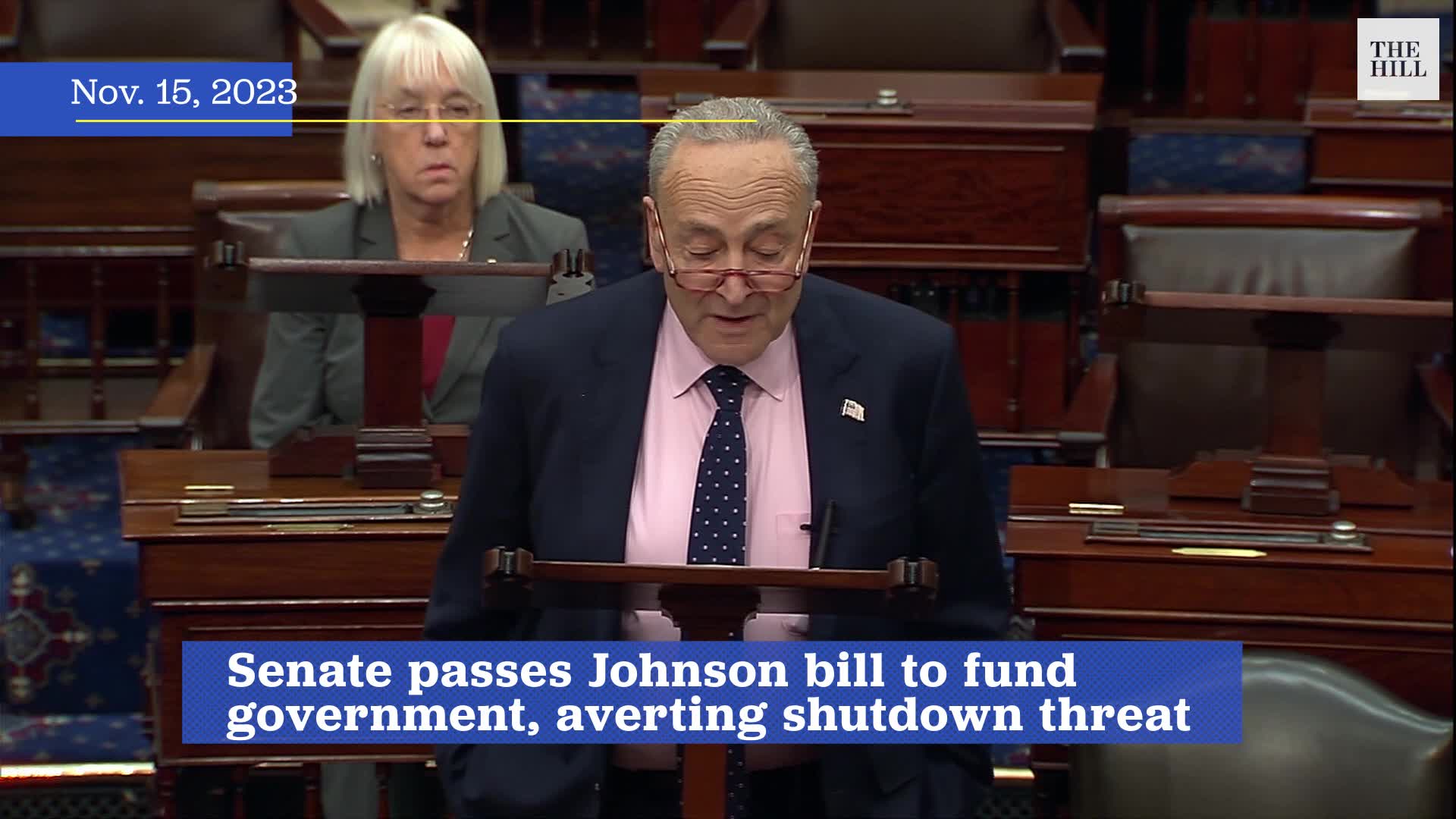 Senate passes Johnson bill to fund government, averting shutdown threat ...