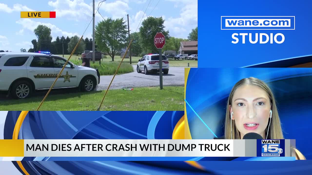 Man dies after crash with dump truck on Lower Huntington Road – WANE 15
