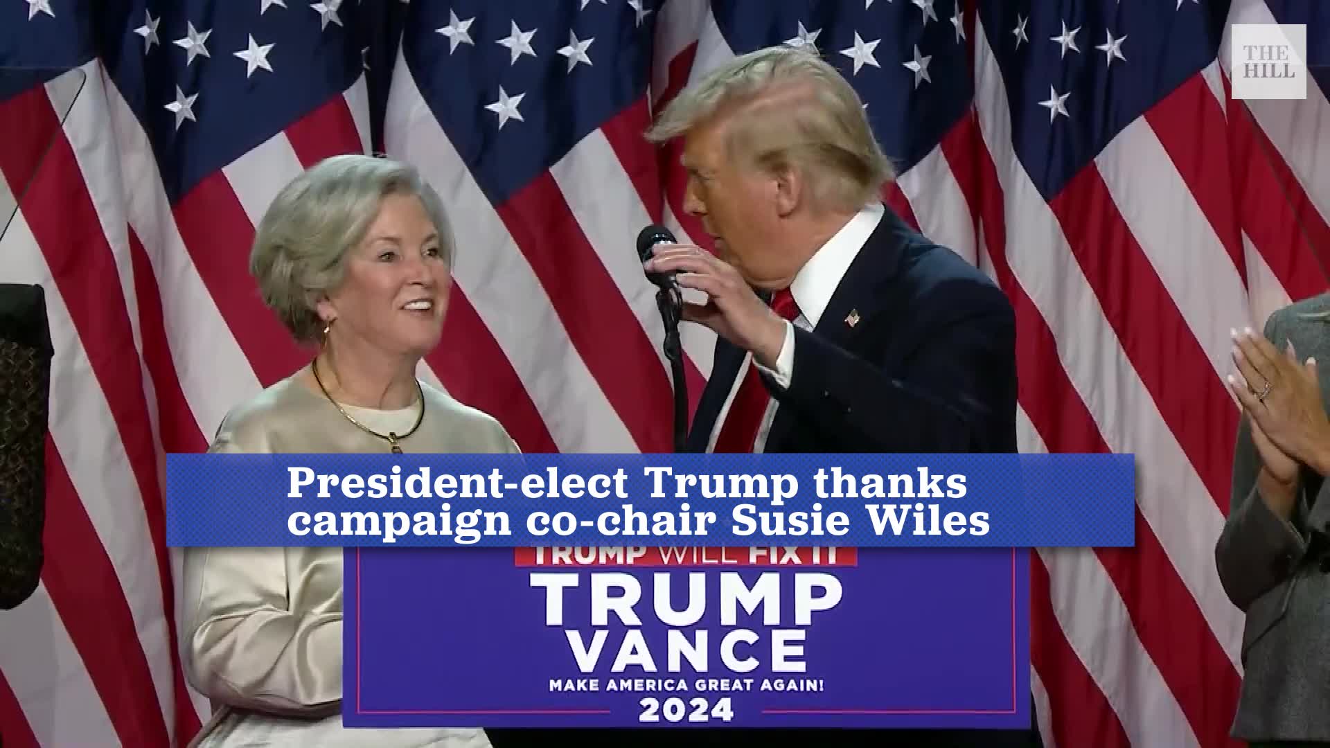 Who is Susie Wiles, who Trump thanked in his victory speech? KSNTV