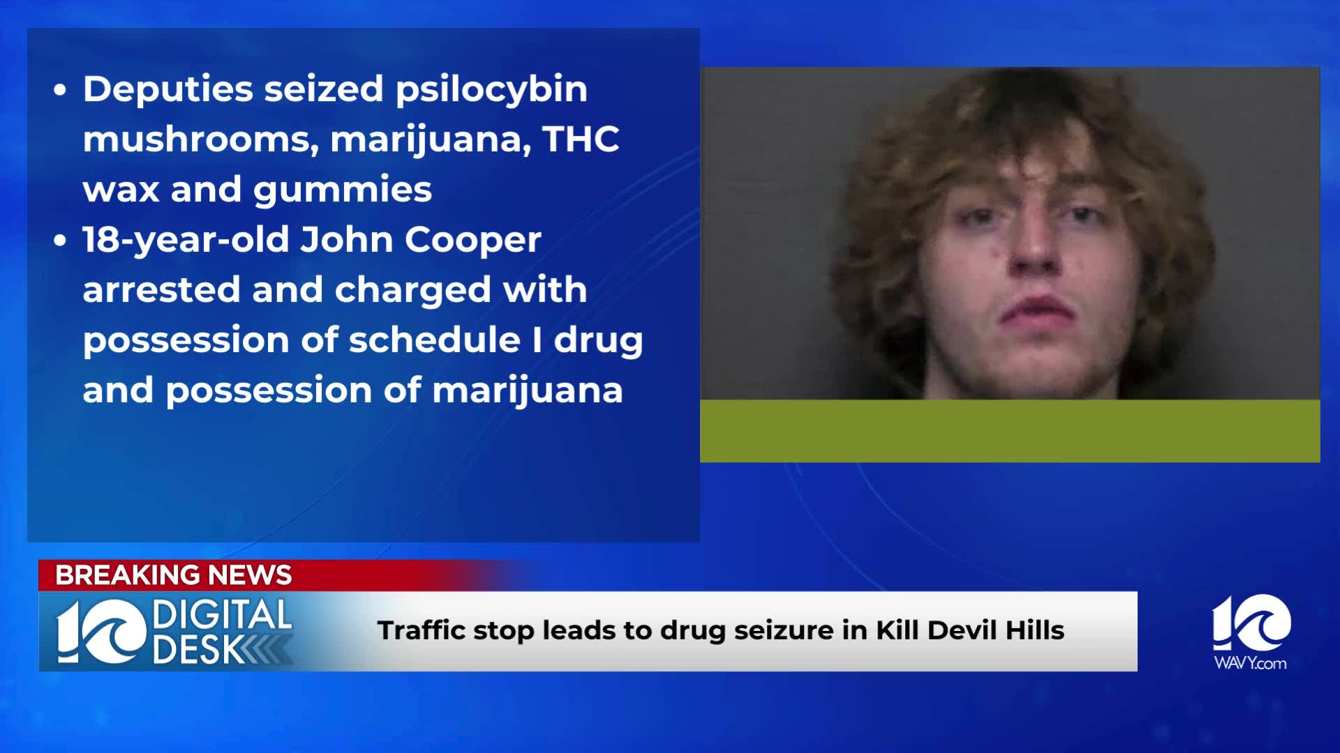 Traffic stop in KDH leads to seizure of drugs – WAVY.com